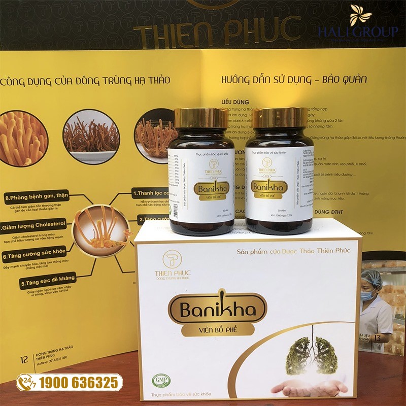 Bồi bổ phổi hiệu quả với viên nang bổ phế Banikha