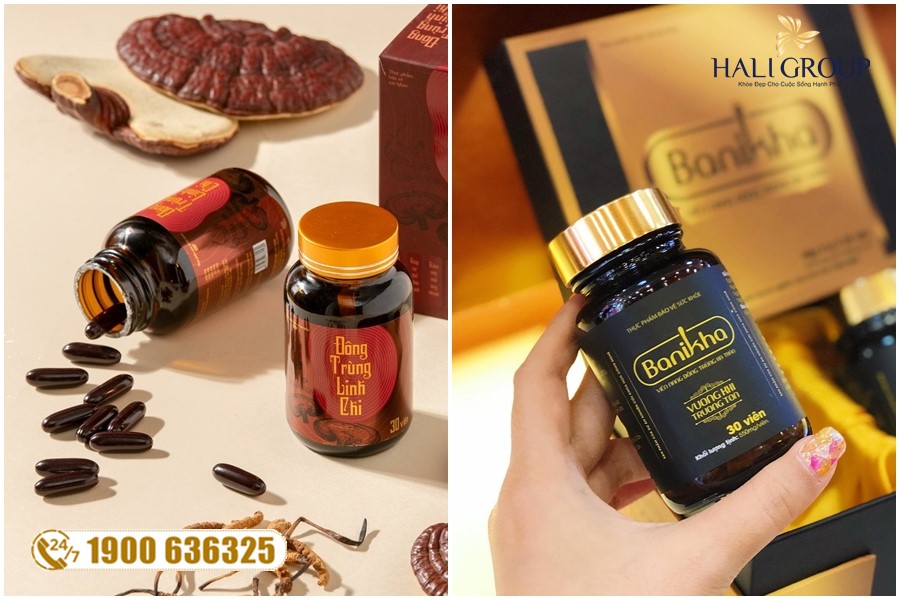 So sánh viên uống đông trùng hạ thảo linh chi GHB và viên uống Banikha Thiên Phúc
